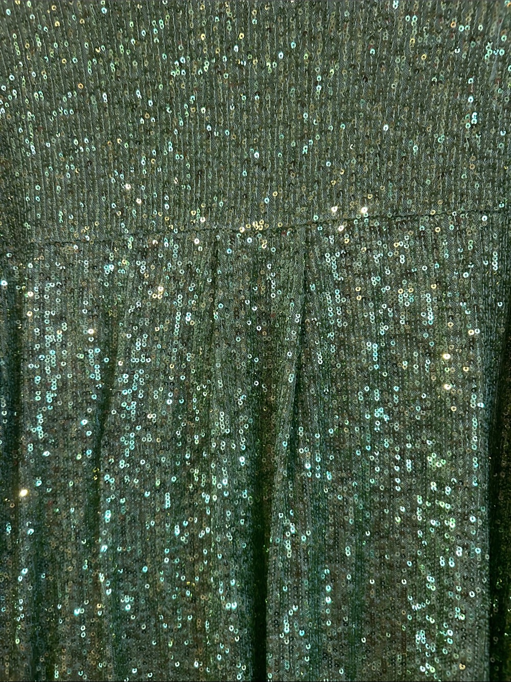 Topshop Lime Green Sequin Shirt Jacket - Picture 6 of 8
